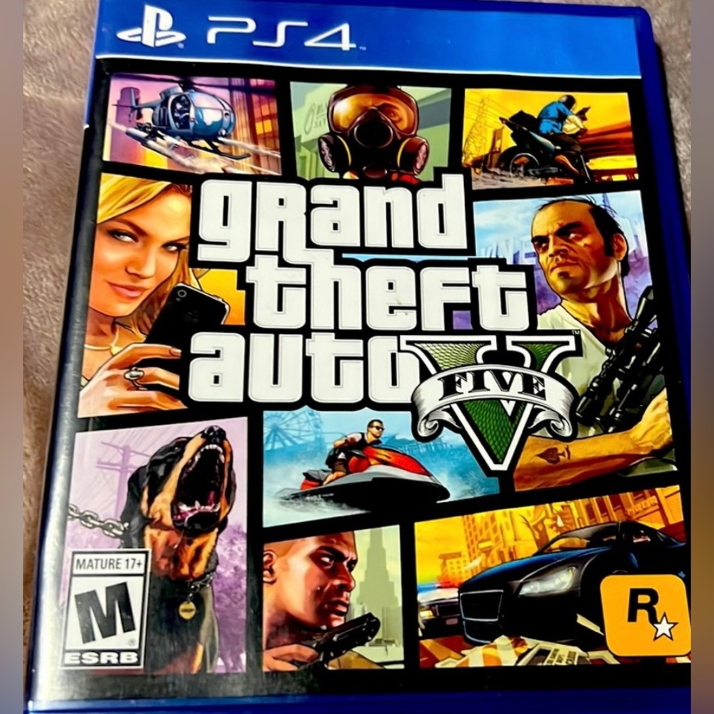 Grand theft auto five PS4 Sony